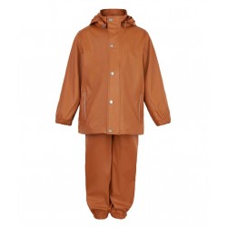 Set Leather Brown 104 jacheta+pantaloni ploaie - En Fant Set Leather Brown 104 jacheta+pantaloni ploaie - En Fant