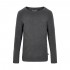Dark Grey Melange 86 - Bluza fina de corp din bambus  - Minymo