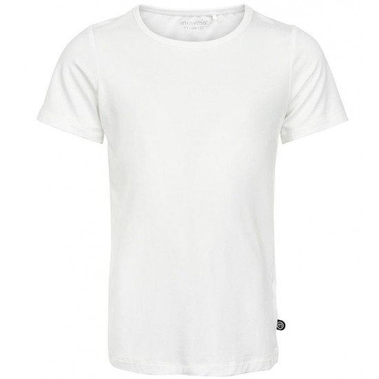 White 128 - Tricou fin din vascoza de bambus - Minymo White 128 - Tricou fin din vascoza de bambus - Minymo