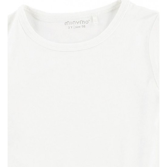 White 128 - Tricou fin din vascoza de bambus - Minymo White 128 - Tricou fin din vascoza de bambus - Minymo