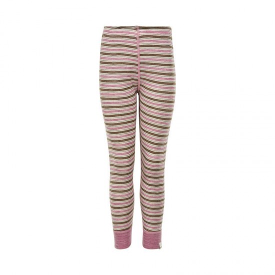 Dusky Orchid 110 - Pantaloni leggings mari din lana merinos - CeLaVi 