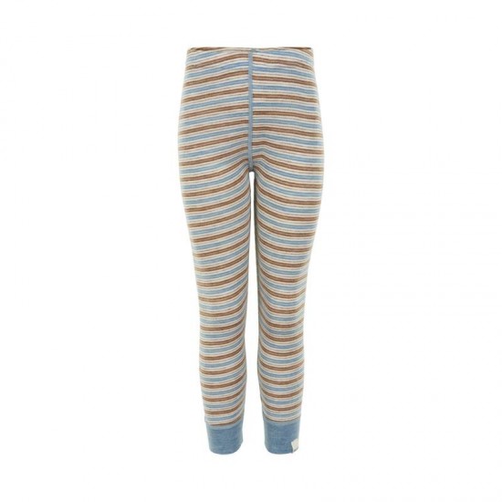 Blue Shadow 110 - Pantaloni leggings mari din lana merinos - CeLaVi 