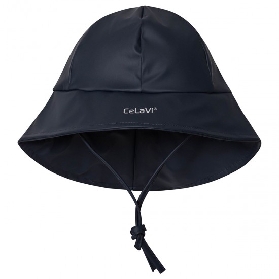 Navy Ink 80 - Palarie PU de ploaie si vreme rece, impermeabila, cu fleece - CeLaVi Navy Ink 80 - Palarie PU de ploaie si vreme rece, impermeabila, cu fleece - CeLaVi