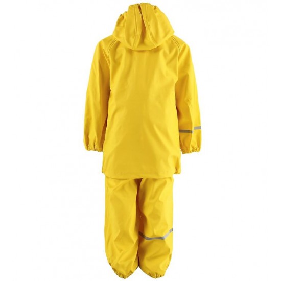 Sunny Yellow 90 - Set jacheta+pantaloni ploaie si windstopper - CeLaVi Sunny Yellow 90 - Set jacheta+pantaloni ploaie si windstopper - CeLaVi