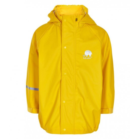 Sunny Yellow 90 - Set jacheta+pantaloni ploaie si windstopper - CeLaVi Sunny Yellow 90 - Set jacheta+pantaloni ploaie si windstopper - CeLaVi
