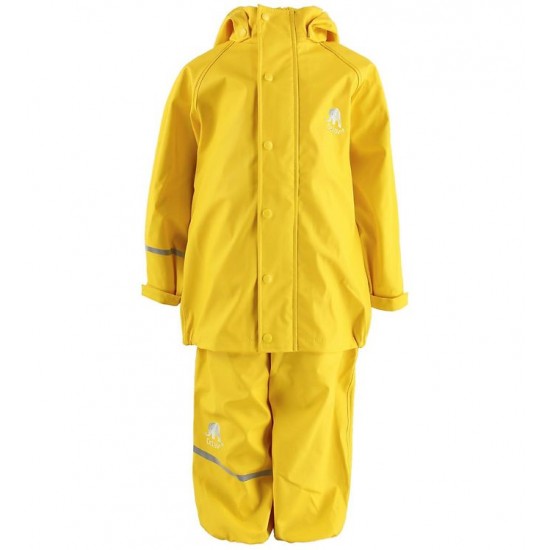 Sunny Yellow 90 - Set jacheta+pantaloni ploaie si windstopper - CeLaVi Sunny Yellow 90 - Set jacheta+pantaloni ploaie si windstopper - CeLaVi