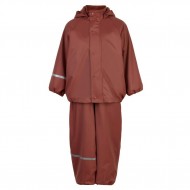 Mahogany 100 - Set jacheta+pantaloni impermeabil, cu fleece, pentru vreme rece, ploaie si vant -CeLaVi Mahogany 100 - Set jacheta+pantaloni impermeabil, cu fleece, pentru vreme rece, ploaie si vant -CeLaVi