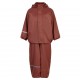 Mahogany 100 - Set jacheta+pantaloni impermeabil, cu fleece, pentru vreme rece, ploaie si vant -CeLaVi Mahogany 100 - Set jacheta+pantaloni impermeabil, cu fleece, pentru vreme rece, ploaie si vant -CeLaVi