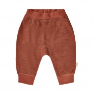 Baked Clay 70 - Pantaloni salvari din lana merinos si bambus - CeLaVi 