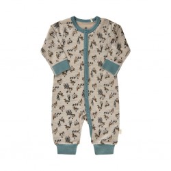 Blue Ducks 100 - Salopeta din lana merinos si bambus - CeLaVi