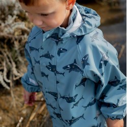 Set Baby Shark 70 jacheta+pantaloni ploaie si windstopper Set Baby Shark 70 jacheta+pantaloni ploaie si windstopper