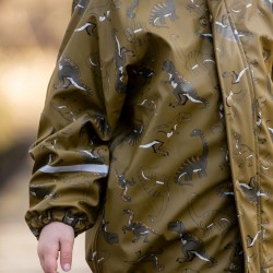 Dino 100 - Costum intreg impermeabil captusit fleece pentru ploaie, vreme rece si vant - CeLaVi 