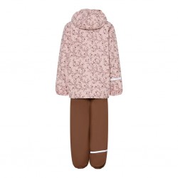 Winter Blossom 100 - Set jacheta+pantaloni impermeabil cu fleece, pentru vreme rece, ploaie si vant - CeLaVi Winter Blossom 100 - Set jacheta+pantaloni impermeabil cu fleece, pentru vreme rece, ploaie si vant - CeLaVi