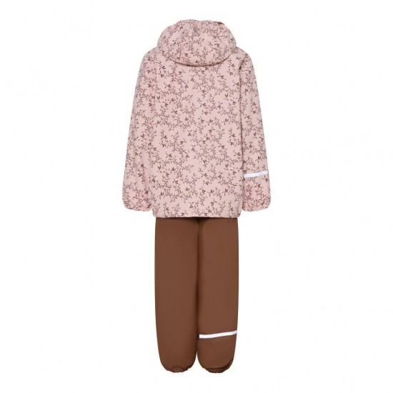Winter Blossom 100 - Set jacheta+pantaloni impermeabil cu fleece, pentru vreme rece, ploaie si vant - CeLaVi Winter Blossom 100 - Set jacheta+pantaloni impermeabil cu fleece, pentru vreme rece, ploaie si vant - CeLaVi