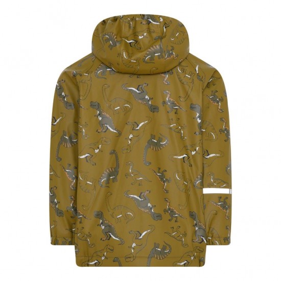 Dino 140 - Set jacheta+pantaloni impermeabil cu fleece, pentru vreme rece, ploaie si vant - CeLaVi Dino 140 - Set jacheta+pantaloni impermeabil cu fleece, pentru vreme rece, ploaie si vant - CeLaVi