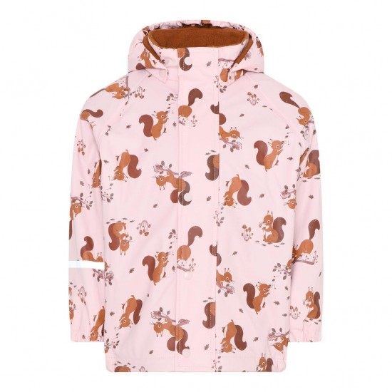 Squirrels 90 - Set jacheta+pantaloni impermeabil cu fleece, pentru vreme rece, ploaie si vant - CeLaVi Squirrels 90 - Set jacheta+pantaloni impermeabil cu fleece, pentru vreme rece, ploaie si vant - CeLaVi