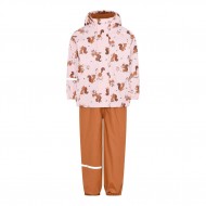 Squirrels 100 - Set jacheta+pantaloni impermeabil cu fleece, pentru vreme rece, ploaie si vant - CeLaVi