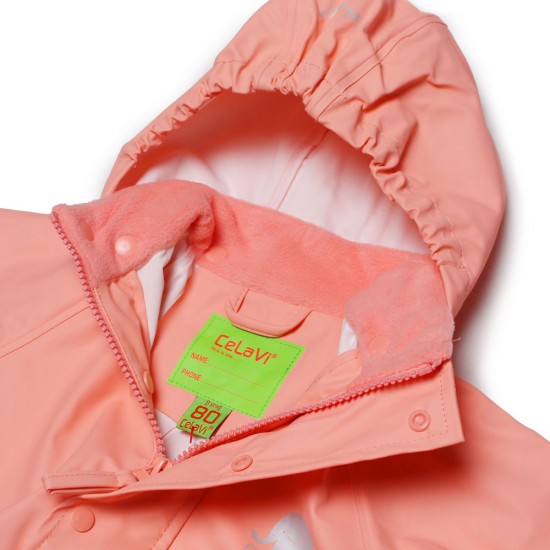 Peach 80 - Set jacheta+pantaloni ploaie si windstopper - CeLaVi Peach 80 - Set jacheta+pantaloni ploaie si windstopper - CeLaVi