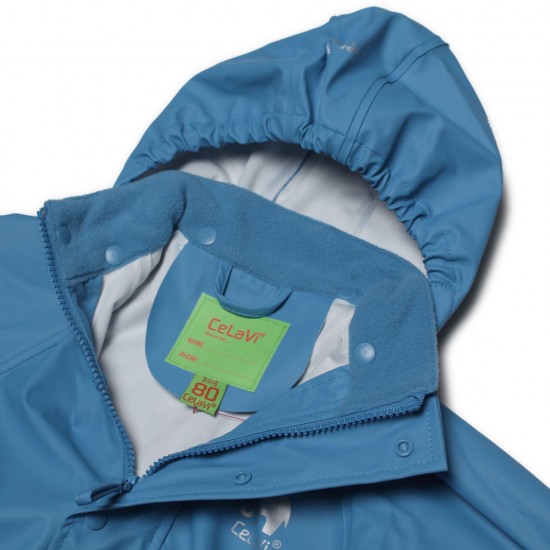 Morning Blue 100 - Set jacheta+pantaloni ploaie si windstopper - CeLaVi Morning Blue 100 - Set jacheta+pantaloni ploaie si windstopper - CeLaVi