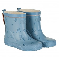 Woodland Blue 22 - Cizme de ploaie din cauciuc natural cu bumbac - CeLaVi