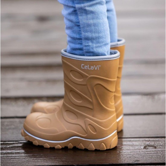 Amber 23 - Cizme termice embosate ultrausoare cu captuseala pentru vreme rece