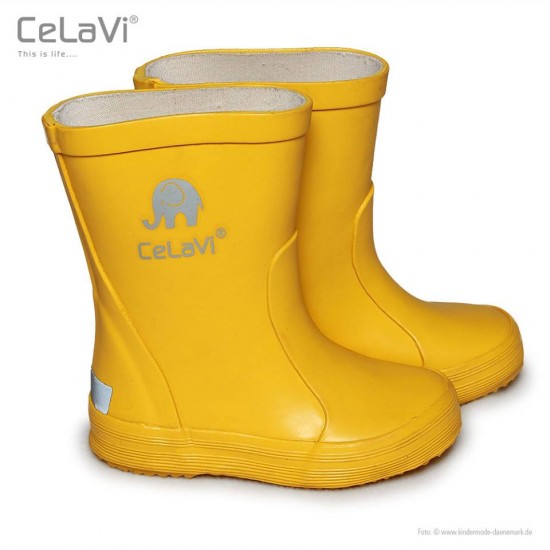 Sunny Yellow 33 - Cizme de ploaie din cauciuc natural - Celavi Sunny Yellow 33 - Cizme de ploaie din cauciuc natural - Celavi