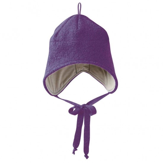 Plum 2 - Caciula din lana merino tumble/boiled - Disana Plum 2 - Caciula din lana merino tumble/boiled - Disana