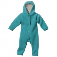 Lagoon 98/104 - Overall din lana merinos organica - tumble/boiled wool - Disana Lagoon 98/104 - Overall din lana merinos organica - tumble/boiled wool - Disana