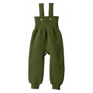 Olive 74/80 - Pantaloni din lana merinos impletita - Disana 