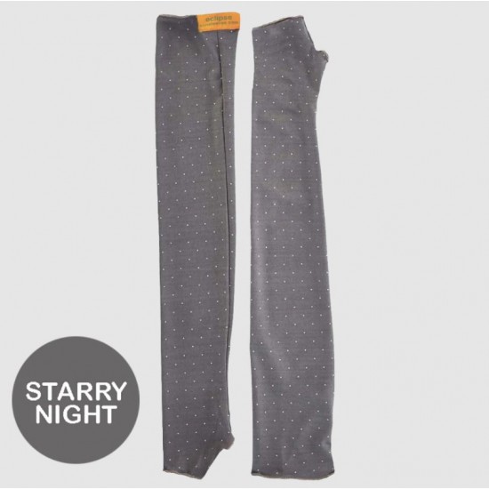 Starry Night L - Maneci protectie solara UPF50+ Cooling Effect - eclipse