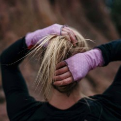 Polka Dots M - Maneci protectie solara UPF50+ Cooling Effect - eclipse