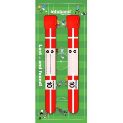 Danemarca - set 2 bratari - Bratara reutilizabila de identificare pentru copii  Infoband  