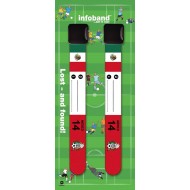 Mexic - set 2 bratari - Bratara reutilizabila de identificare pentru copii  Infoband  