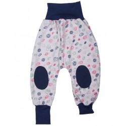 Scribble 50/56 - Pantaloni Salvari Joga subtiri din bumbac organic - Iobio Scribble 50/56 - Pantaloni Salvari Joga subtiri din bumbac organic - Iobio