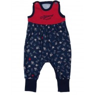 Cipollino Red 50/56 - Romper din bumbac organic - Iobio