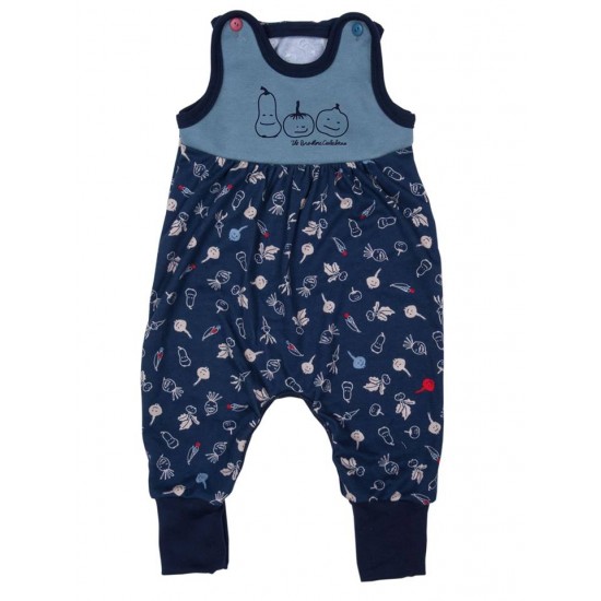 Cipollino Blue 62/68 - Romper din bumbac organic - Iobio Cipollino Blue 62/68 - Romper din bumbac organic - Iobio