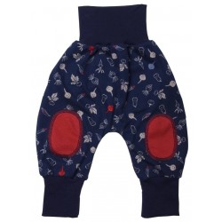 Cipollino Red 62/68 - Pantaloni Salvari Joga din bumbac organic - Iobio Cipollino Red 62/68 - Pantaloni Salvari Joga din bumbac organic - Iobio