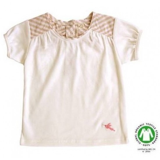 Amelie 74/80 - Bluza din bumbac organic popeline GOTS