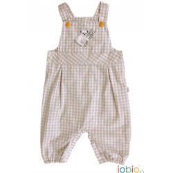 Farmer Karo Sand Blue 74/80 - Salopeta din bumbac organic - Iobio Farmer Karo Sand Blue 74/80 - Salopeta din bumbac organic - Iobio