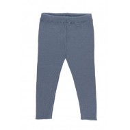 SAM Grey-Blue 74/80 - Pantaloni din lana merinos rib - Iobio 