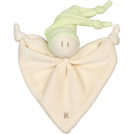Jucarie zornaitoare textila din bumbac organic Keptin Jr - Little Zmooz Lime Jucarie zornaitoare textila din bumbac organic Keptin Jr - Little Zmooz Lime
