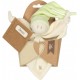Jucarie zornaitoare textila din bumbac organic Keptin Jr - Little Zmooz Lime Jucarie zornaitoare textila din bumbac organic Keptin Jr - Little Zmooz Lime