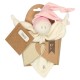 Jucarie zornaitoare textila din bumbac organic - Keptin Jr - Little Zmooz Salmon Jucarie zornaitoare textila din bumbac organic - Keptin Jr - Little Zmooz Salmon