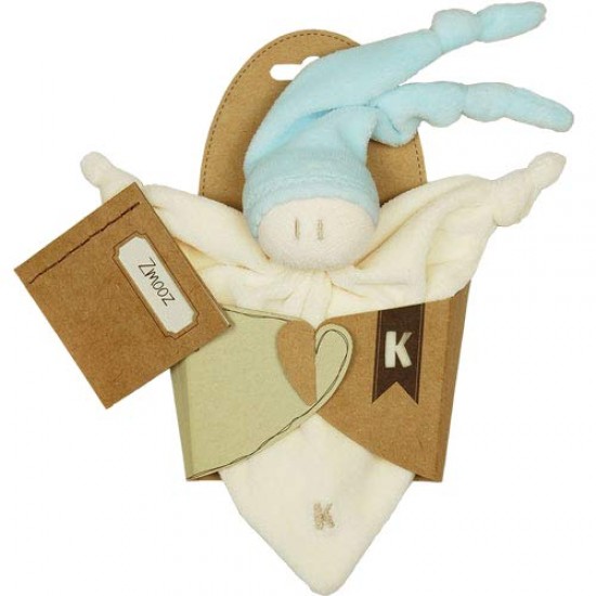 Jucarie zornaitoare textila din bumbac organic - Keptin Jr - Little Zmooz Sky Jucarie zornaitoare textila din bumbac organic - Keptin Jr - Little Zmooz Sky