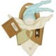 Jucarie zornaitoare textila din bumbac organic - Keptin Jr - Little Zmooz Sky Jucarie zornaitoare textila din bumbac organic - Keptin Jr - Little Zmooz Sky