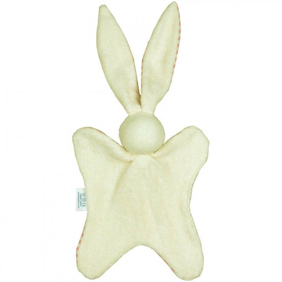Jucarie textila din bumbac organic - Keptin Jr - Rabbit Pink Jucarie textila din bumbac organic - Keptin Jr - Rabbit Pink