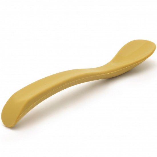 Set de masa silicon Curry - farfurie compartimentata cu ventuza si lingurita 