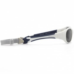 Flex 3/6 ani - White Navy - Ochelari de soare pentru copii - Koolsun Flex 3/6 ani - White Navy - Ochelari de soare pentru copii - Koolsun
