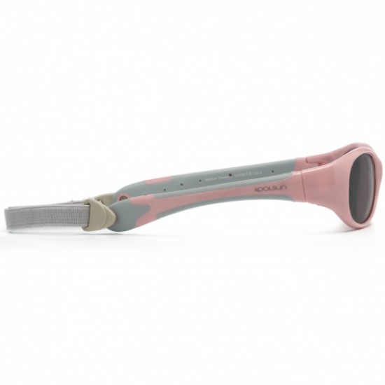 Flex 0/3 ani - Cameo Pink Grey - Ochelari de soare pentru copii - Koolsun