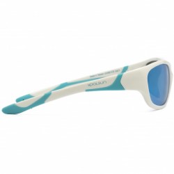 Sport 3/8 ani - White Ice Blue - Ochelari de soare pentru copii - Koolsun Sport 3/8 ani - White Ice Blue - Ochelari de soare pentru copii - Koolsun